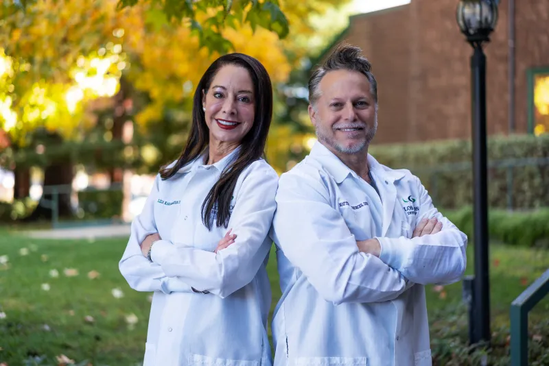 Dr. Diercks and Dr. Karamardian at Los Gatos Dental Group