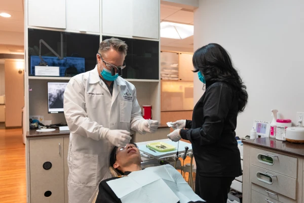 Tooth-colored bonding repair on a natural smile