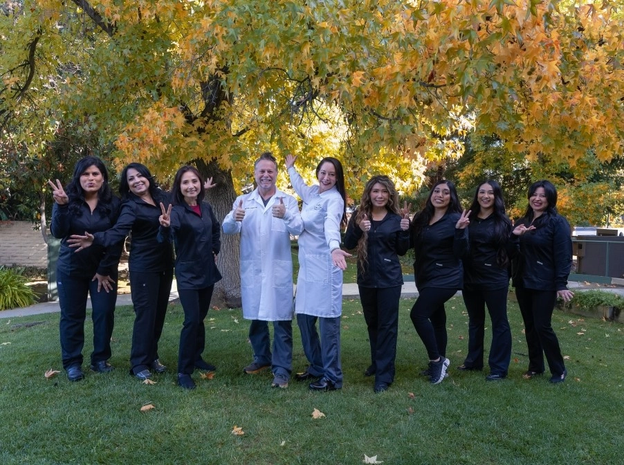 Team members of Los Gatos dental office