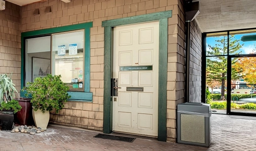 Front entrance of Los Gatos Dental Group