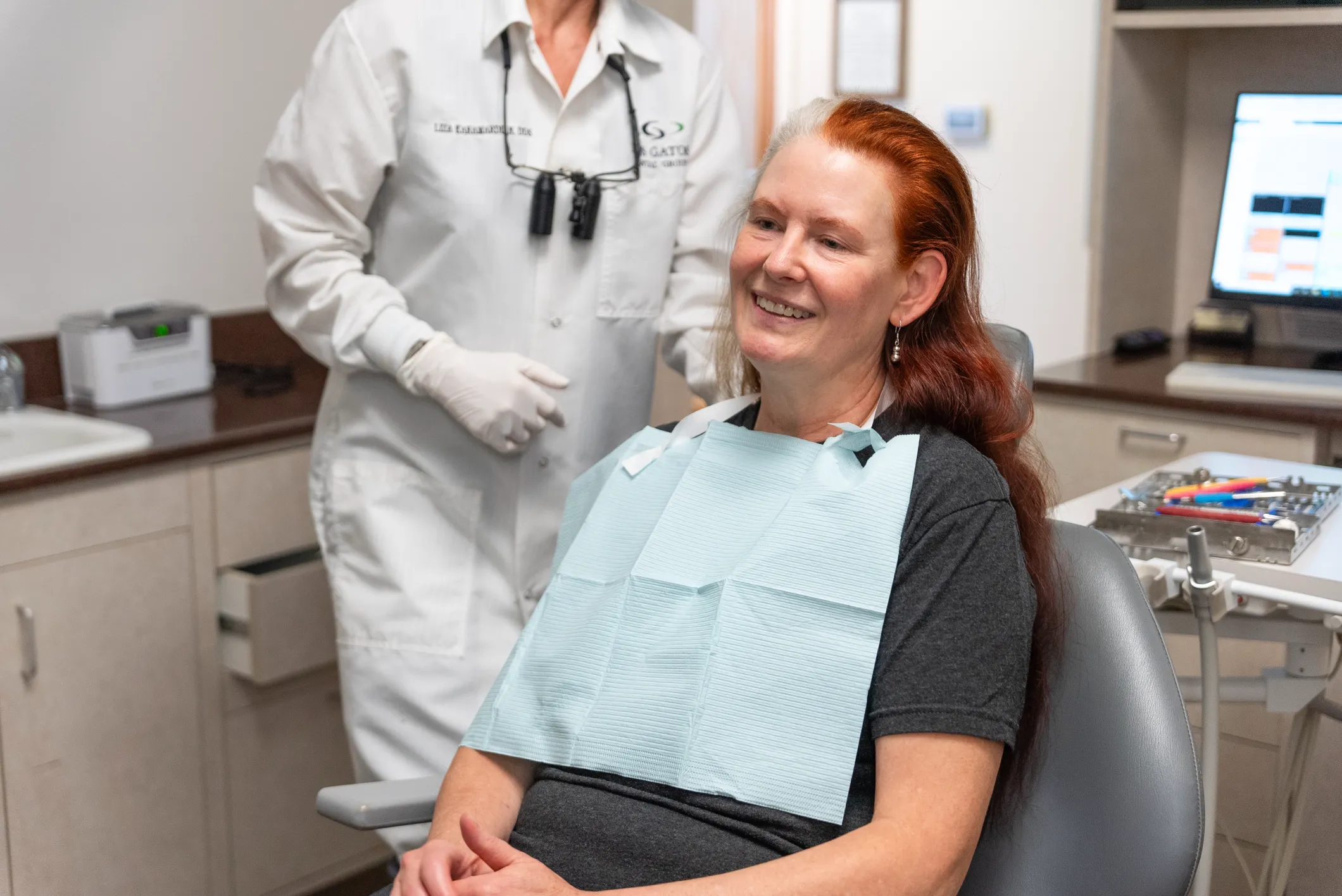 Woman sharing healthy smile after restorative dentistry